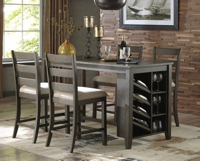 Ashley Signature Design Rokane Counter Height Dining Table Brown D397-32