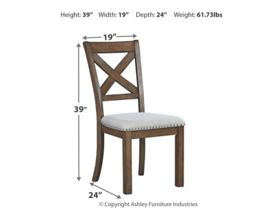 Ashley Signature Design Moriville Dining Chair Beige D631-01