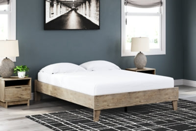 Ashley Signature Design Oliah Queen Platform Bed Natural EB2270-113