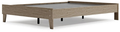 Ashley Signature Design Oliah Queen Platform Bed Natural EB2270-113