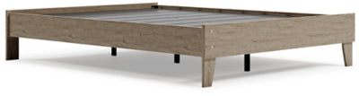 Ashley Signature Design Oliah Queen Platform Bed Natural EB2270-113