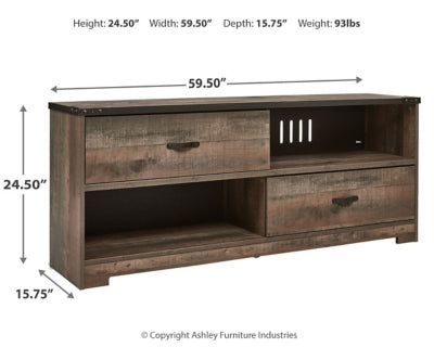 Ashley Signature Design Trinell 59" TV Stand Brown EW0446-468