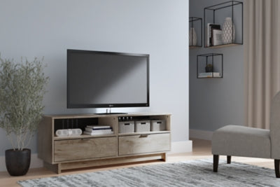 Ashley Signature Design Oliah Medium TV Stand Natural EW2270-168