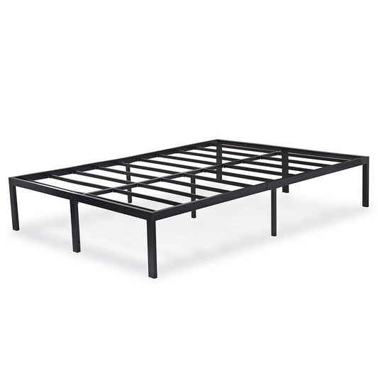 Full size Heavy Duty Black Metal Platform Bed Frame