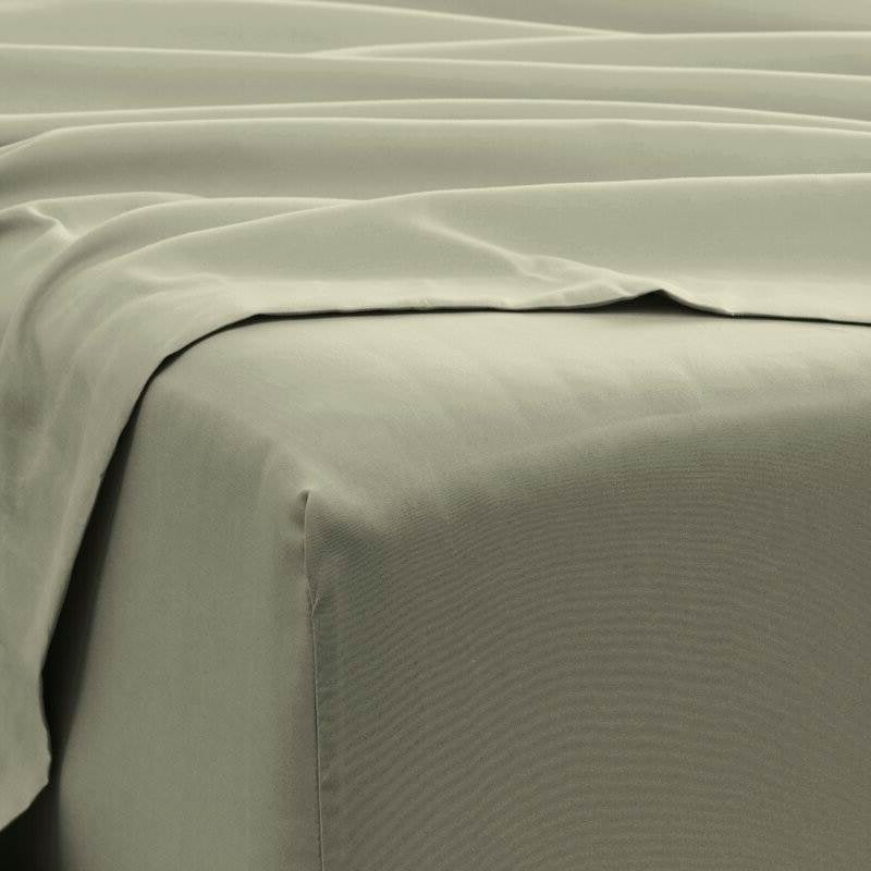 Twin XL Sage 4 PCS Soft Wrinkle Resistant Microfiber Polyester Sheet Set