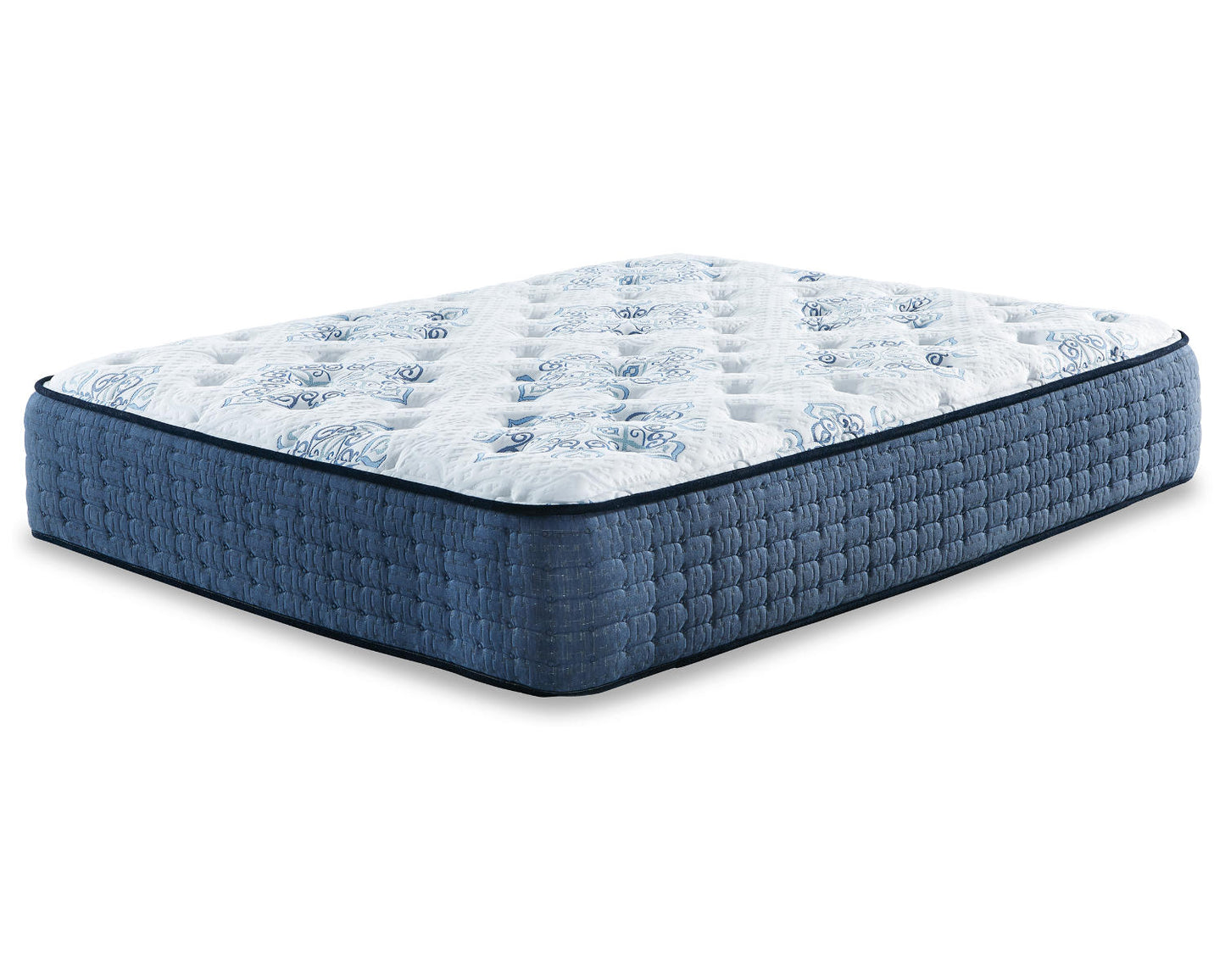 Ashley Sierra Sleep Mt Dana Firm Queen Mattress White;Blue M62131