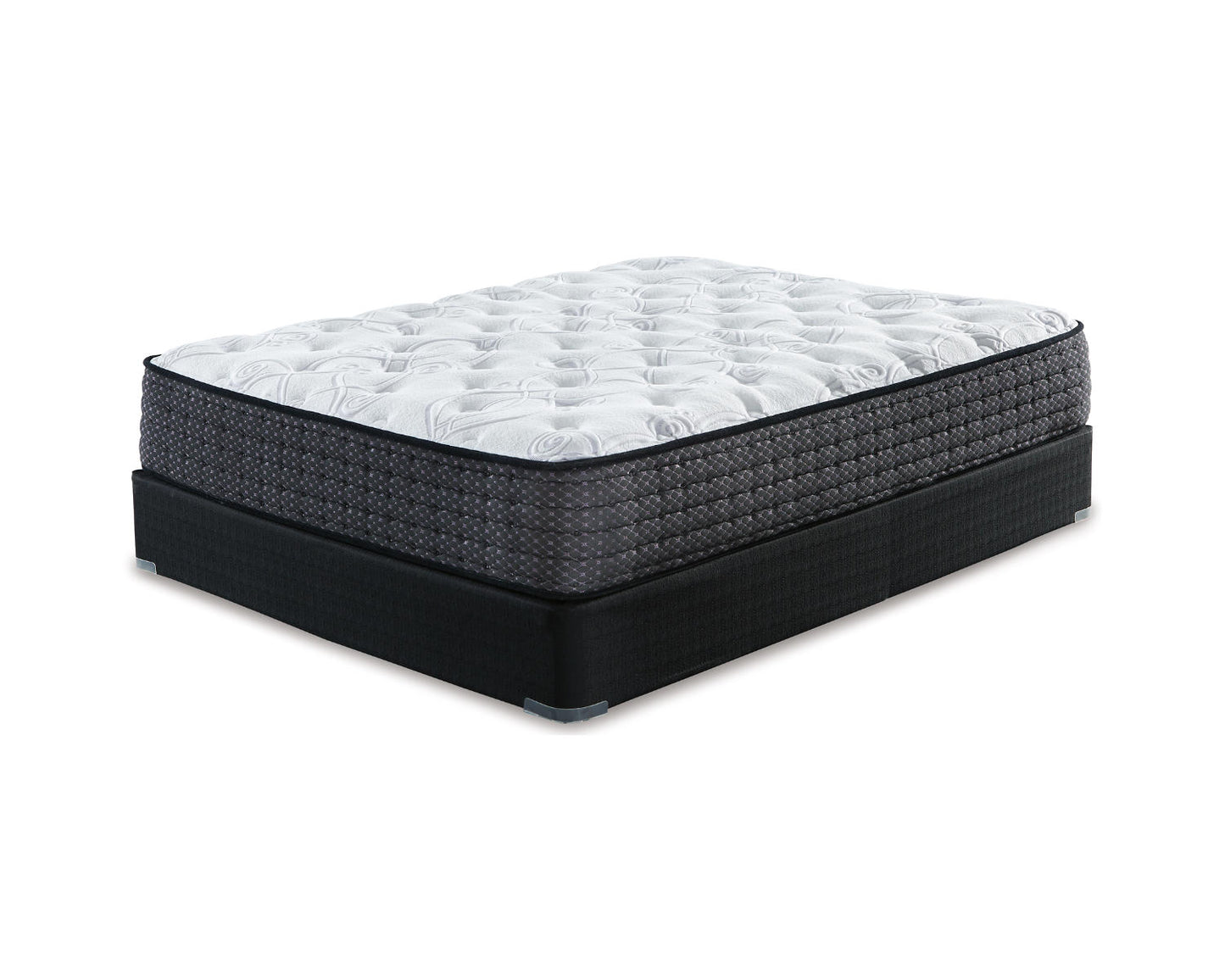 Ashley Sierra Sleep Limited Edition Plush Twin Mattress White;Black/Gray M62611