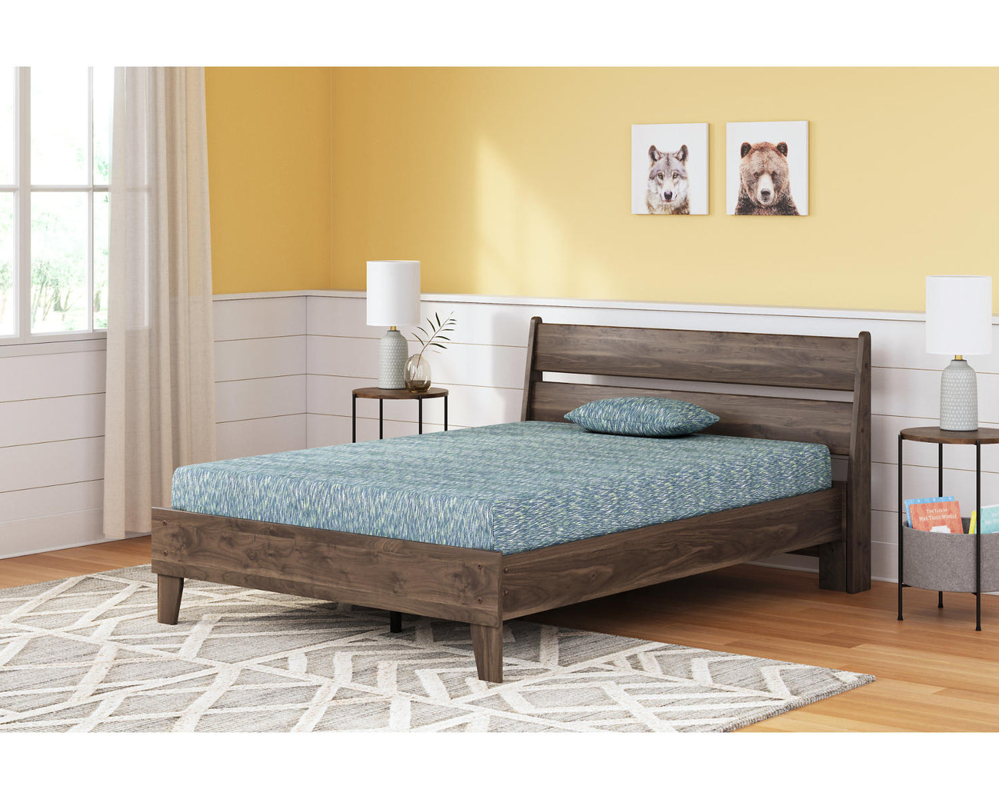 Ashley Sierra Sleep iKidz Blue Full Mattress and Pillow Blue M65821