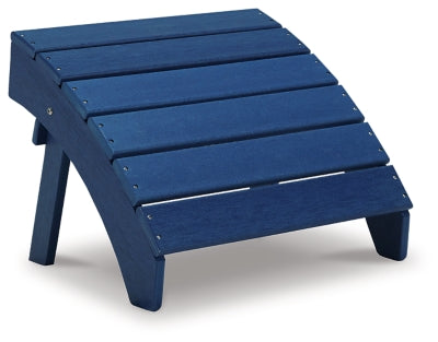 Ashley Signature Design Sundown Treasure Ottoman Blue P009-813