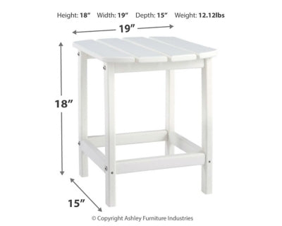 Ashley Signature Design Sundown Treasure End Table White P011-703