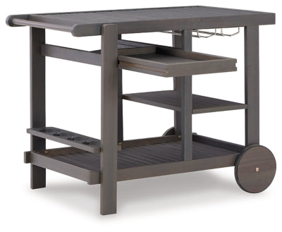 Ashley Signature Design Kailani Serving Cart Gray P030-661