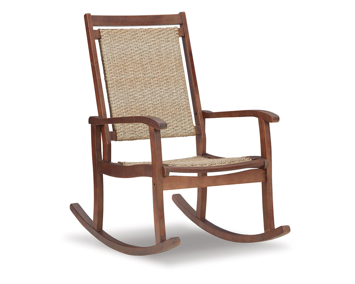 Ashley Signature Design Emani Rocking Chair Brown/Beige P168-827