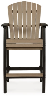 Ashley Signature Design Fairen Trail Barstool (Set of 2) Black/Driftwood P211-130