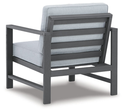 Ashley Signature Design Fynnegan Lounge Chair with Cushion (Set of 2) Gray P349-821