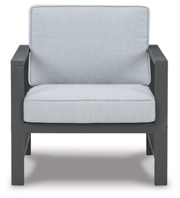 Ashley Signature Design Fynnegan Lounge Chair with Cushion (Set of 2) Gray P349-821