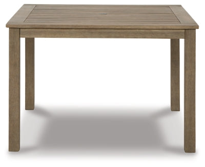 Ashley Signature Design Aria Plains Outdoor Dining Table Brown P359-615