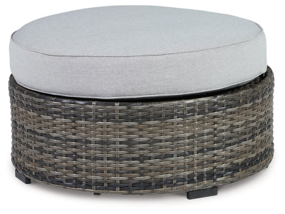 Ashley Signature Design Harbor Court Ottoman with Cushion Gray P459-814