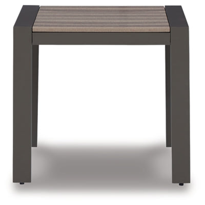 Ashley Signature Design Tropicava Outdoor End Table Taupe P514-702