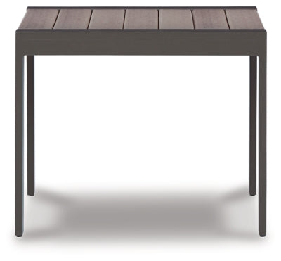 Ashley Signature Design Tropicava Outdoor End Table Taupe P514-702