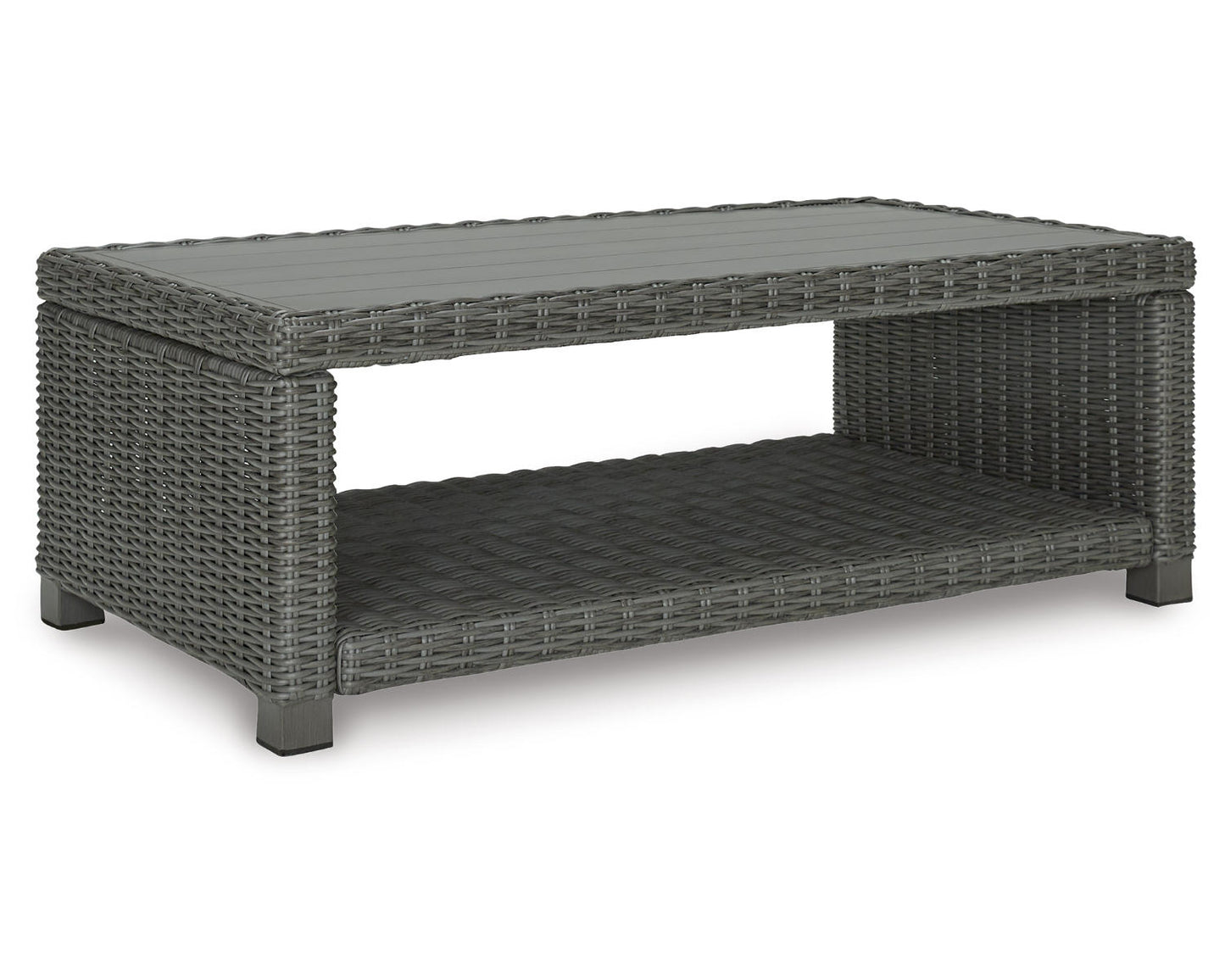 Ashley Signature Design Elite Park Outdoor Coffee Table Black/Gray P518-701