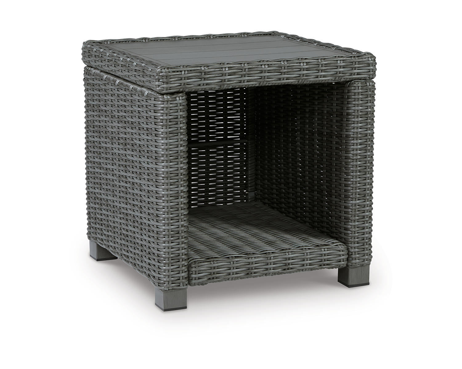 Ashley Signature Design Elite Park Outdoor End Table Black/Gray P518-702