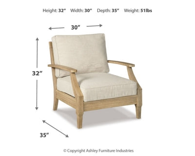 Ashley Signature Design Clare View Lounge Chair with Cushion Beige P801-820