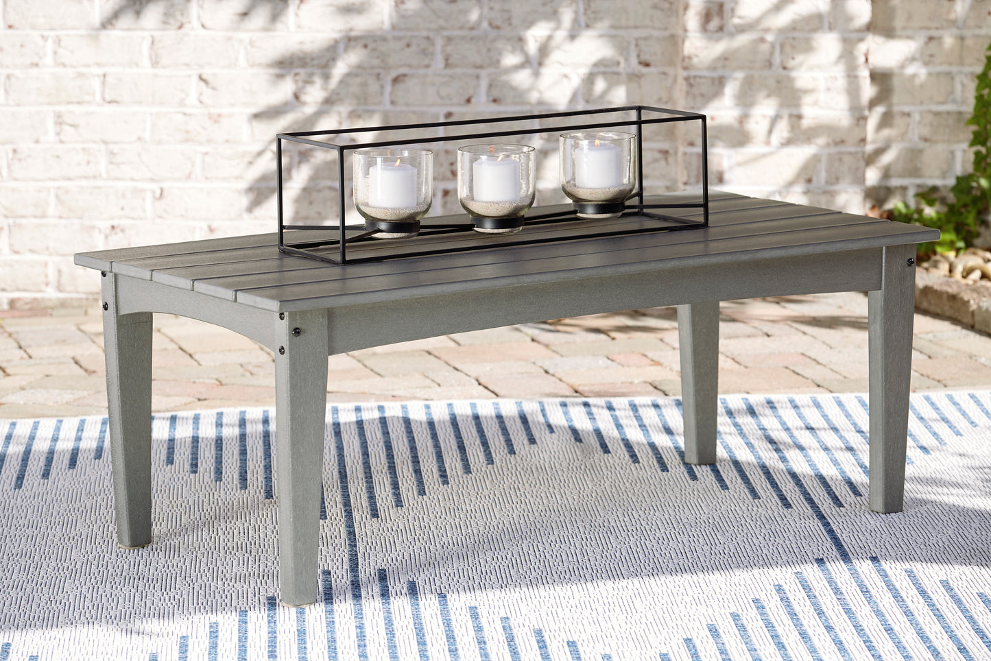 Ashley Signature Design Visola Outdoor Coffee Table Gray P802-701