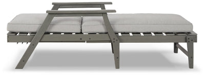 Ashley Signature Design Visola Chaise Lounge with Cushion Gray P802-815