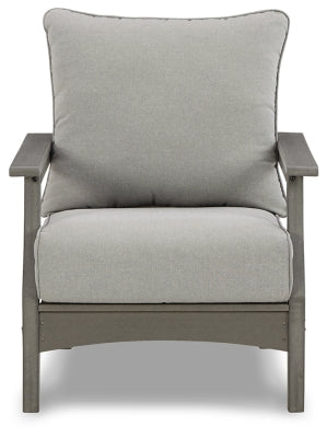 Ashley Signature Design Visola Lounge Chair with Cushion (Set of 2) Gray P802-820