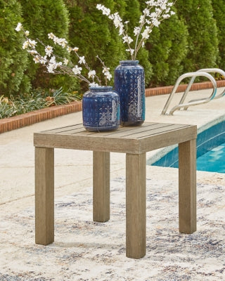 Ashley Signature Design Silo Point Outdoor End Table Brown P804-702