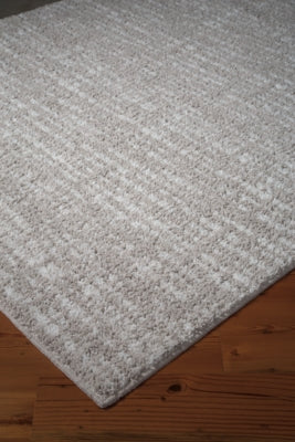 Ashley Signature Design Norris 5' x 7' Rug Taupe/White R400802