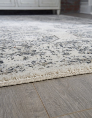 Ashley Signature Design Jirou 7'10" x 9'10" Rug Cream/Gray R402631