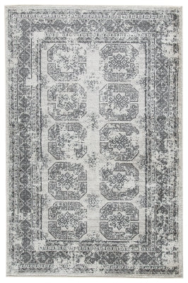 Ashley Signature Design Jirou 5' x 7'6" Rug Cream/Gray R402632