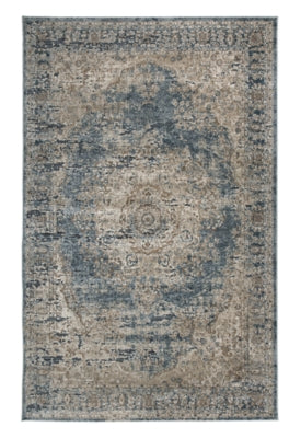 Ashley Signature Design South 8' x 10' Rug Blue/Beige R402721