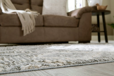 Ashley Signature Design Monwick Medium Rug Cream/Gray R403742