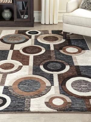 Ashley Signature Design Guintte 5' x 6'7" Rug Multi R403972