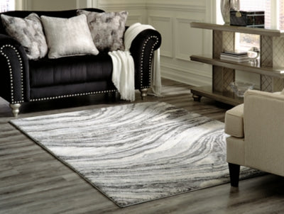 Ashley Signature Design Wysdale Medium Rug Ivory/Gray R404902