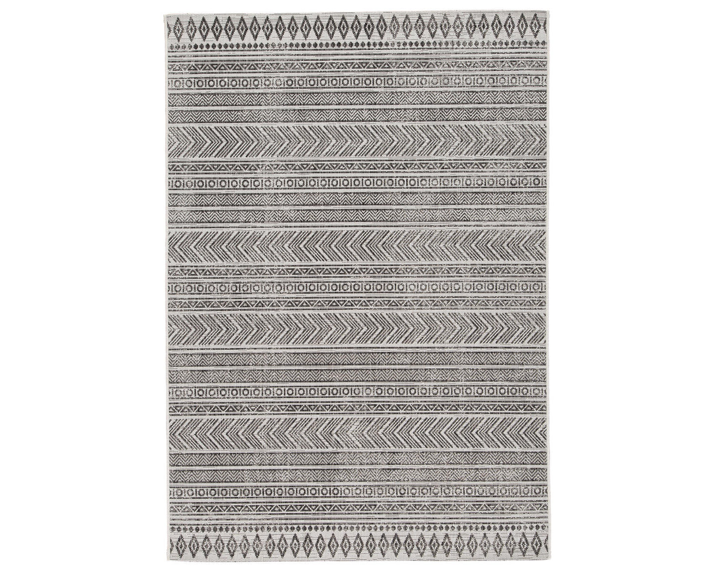 Ashley Signature Design Brinoy Large Rug White;Black/Gray R405031