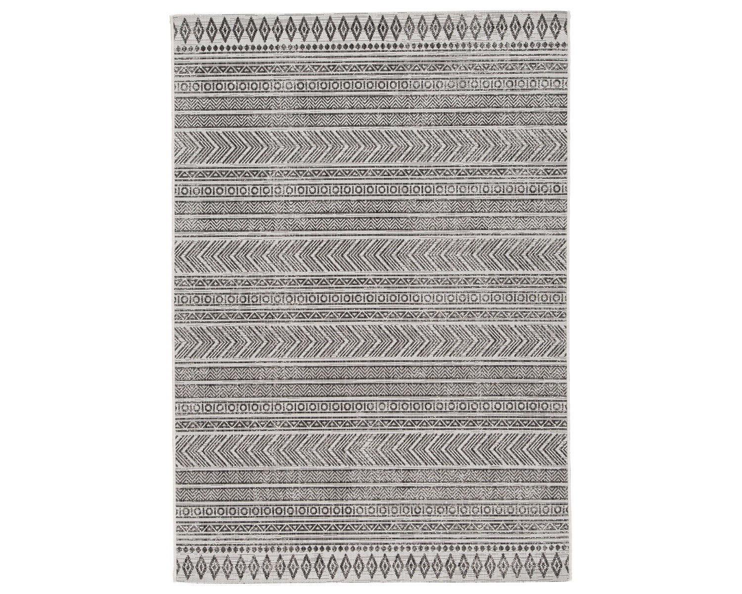 Ashley Signature Design Brinoy Large Rug White;Black/Gray R405031