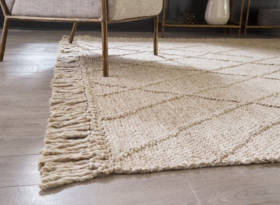 Ashley Signature Design Averhall Large Rug Sand R405071