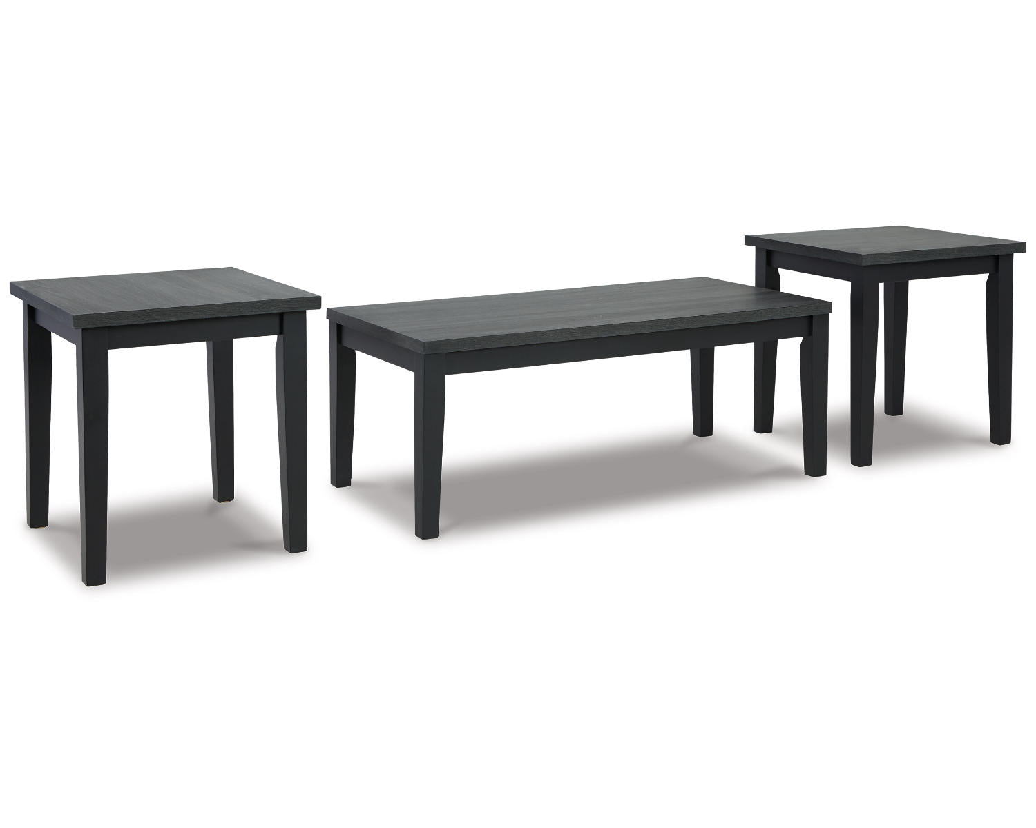 Ashley Signature Design Garvine Table (Set of 3) Black/Gray T026-13