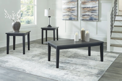 Ashley Signature Design Garvine Table (Set of 3) Two-tone T026-13