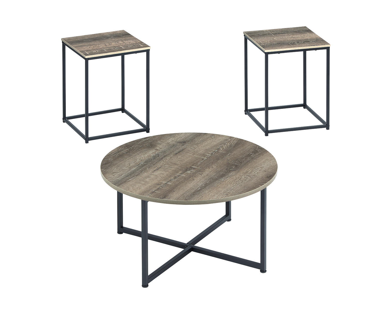 Ashley Signature Design Wadeworth Table (Set of 3) Two-tone T103-213