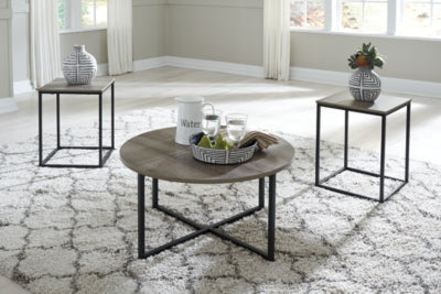 Ashley Signature Design Wadeworth Table (Set of 3) Two-tone T103-213