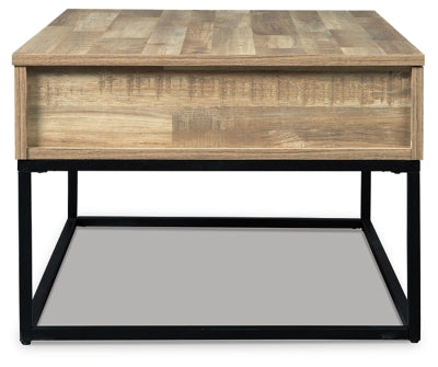 Ashley Signature Design Gerdanet Lift-Top Coffee Table Natural T150-9