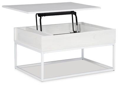 Ashley Signature Design Deznee Lift Top Coffee Table White T162-9