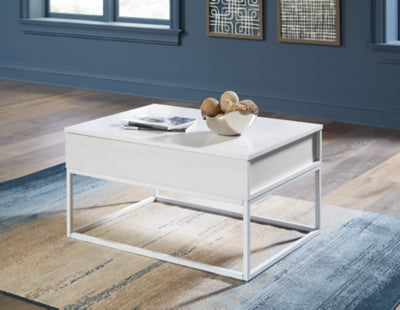 Ashley Signature Design Deznee Lift Top Coffee Table White T162-9