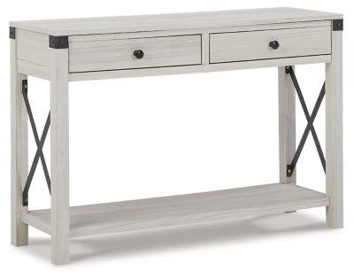 Ashley Signature Design Bayflynn Sofa/Console Table Whitewash T172-4