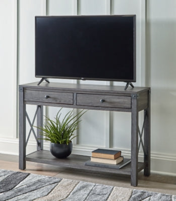 Ashley Signature Design Freedan Sofa/Console Table Grayish Brown T175-4