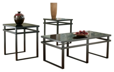 Ashley Signature Design Laney Table (Set of 3) Black T180-13